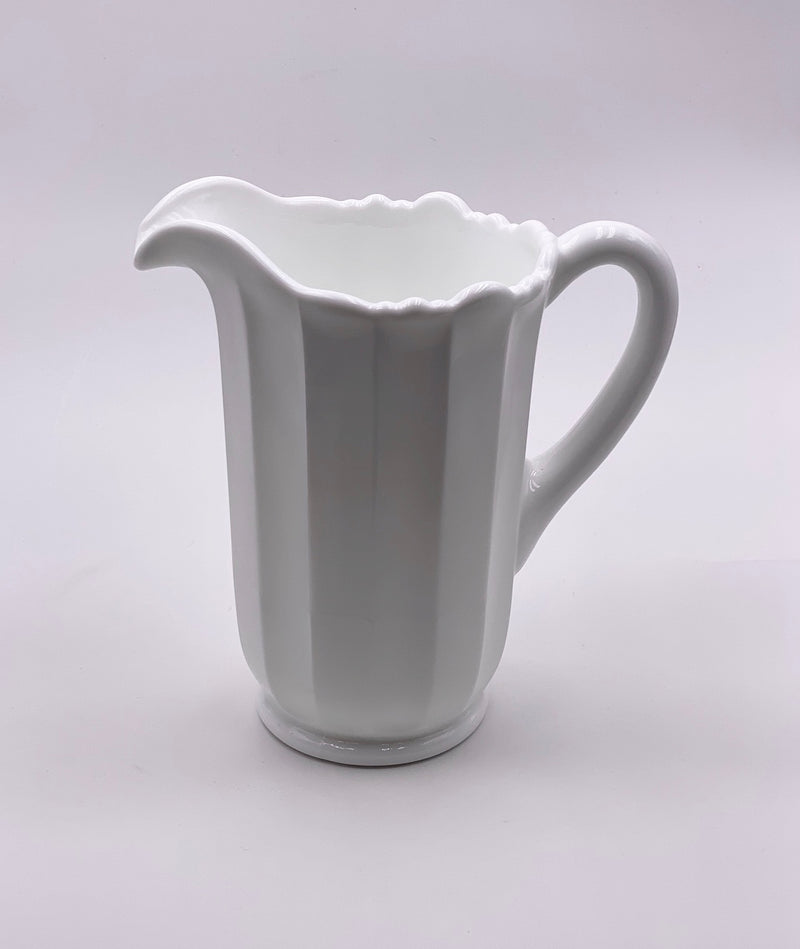 Mosser Glass 'Panel' Pitcher in 'Milk White' image 0