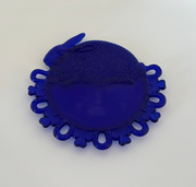 Vintage ‘Lucky Bunny’ Plate in ‘Cobalt’ image 1