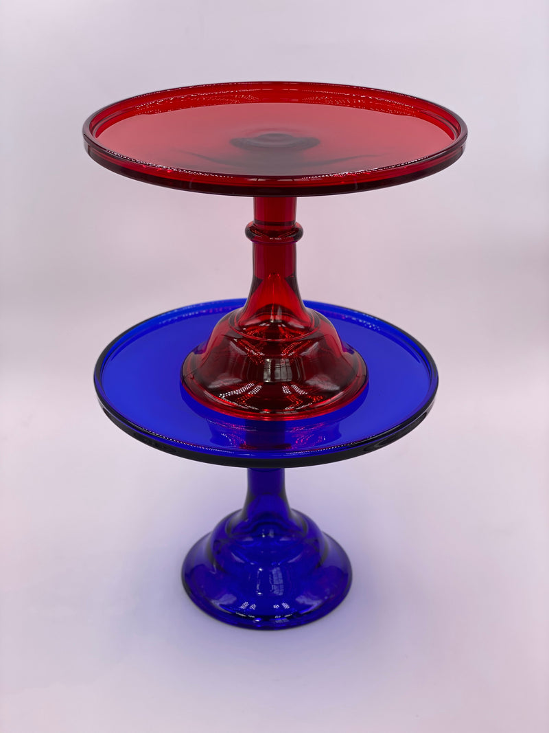 Mosser Glass 10" Cake Stand in 'Red' image 2