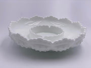 Vintage Fenton 'Hobnail' Chip & Dip Plate image 2