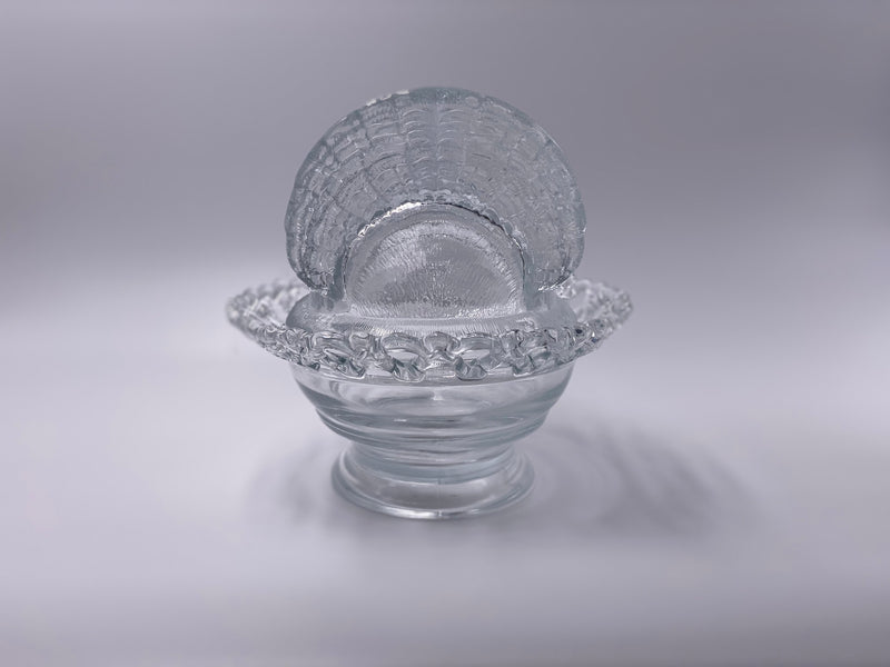 Mosser Glass 'Turkey on Basket' in 'Crystal Clear' image 2