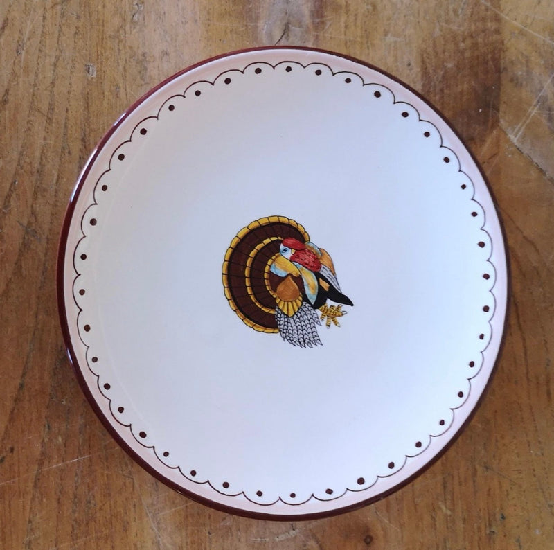 Boxed Set of (4) 'Turkey' Plates image 0