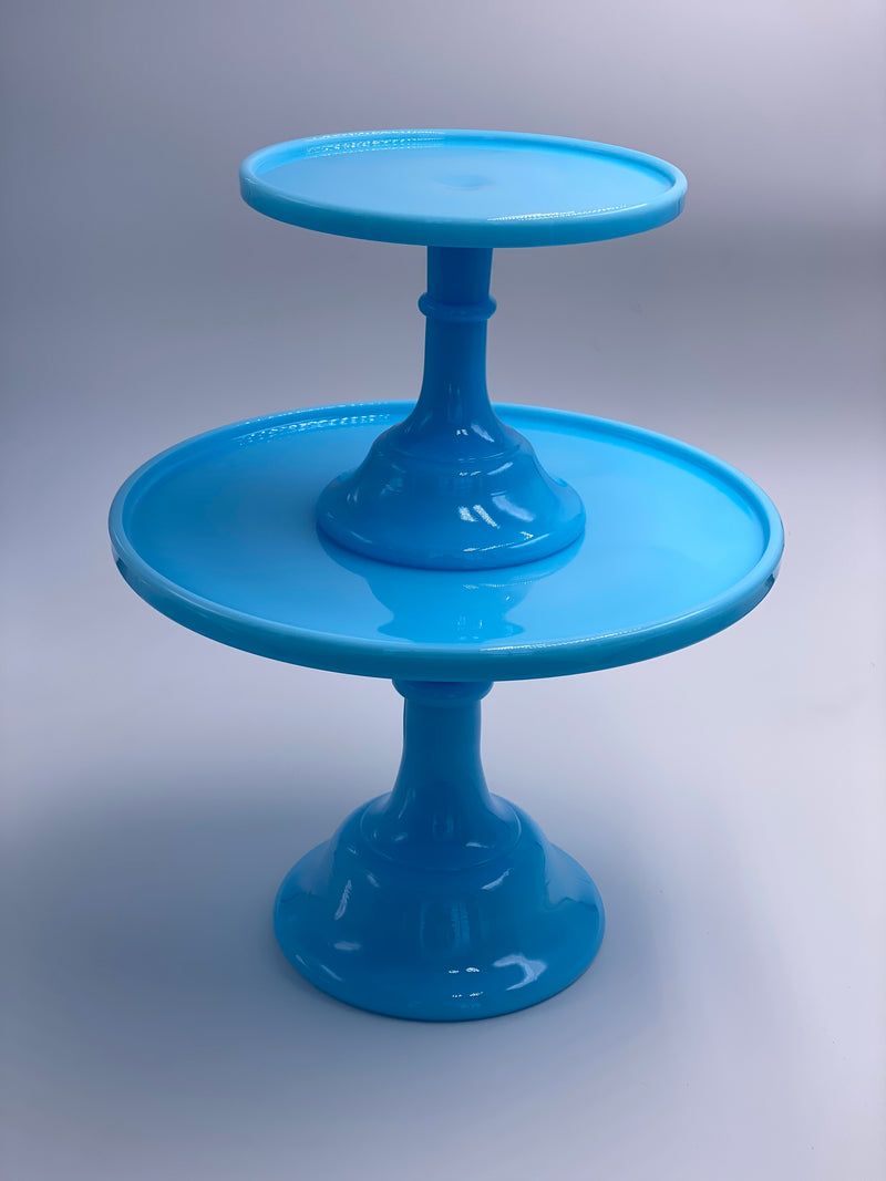 Mosser Glass 10" Cake Stand in 'Robins Egg Blue' image 3