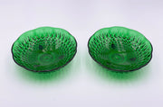 Duo of Vintage 'Bubble' Bowls in 'Green' (Set of Two) image 1