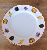 'Pumpkin' Charger/Round Scalloped Platter image 0