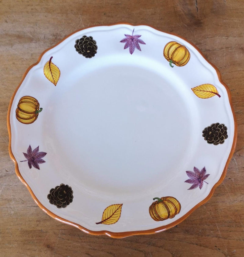 'Pumpkin' Charger/Round Scalloped Platter image 0