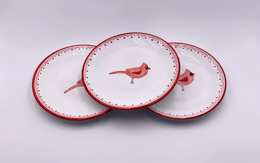 Boxed Set of (4) 'Cardinal' Plates image 0