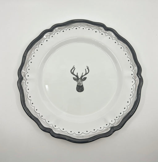 'Stag' Round Scalloped Platter image 0