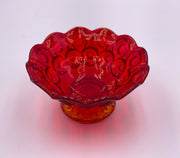 Vintage 'Moon & Stars' Bowl in 'Amberina' image 1