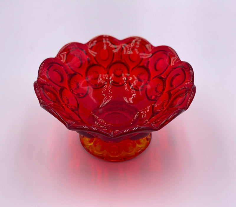 Vintage 'Moon & Stars' Bowl in 'Amberina' image 1