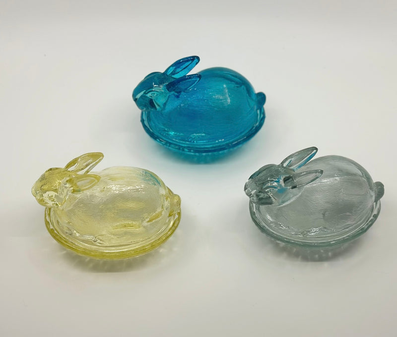 Vintage 'Bunny' Candy Dish in 'Clear' image 1