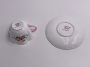 Vintage 'Rose & Red Daisy' Teacup & Saucer image 2