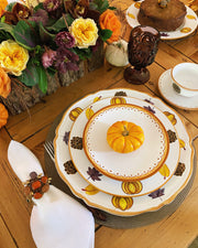 'Pumpkin' Charger/Round Scalloped Platter image 1