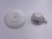 Vintage 'Rose & Red Daisy' Teacup & Saucer image 3