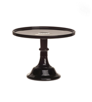 Mosser Glass 10" Cake Stand in 'Black Raspberry' image 0