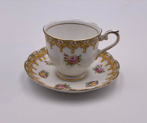 Vintage Royal Albert 'Torquay' Teacup & Saucer image 0