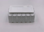 Vintage 'Paneled Grape' Planter in 'Milk Glass' image 3