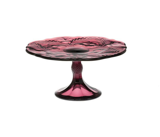 Mosser Glass 'Thistle' Cake Stand in 'Amethyst' image 0