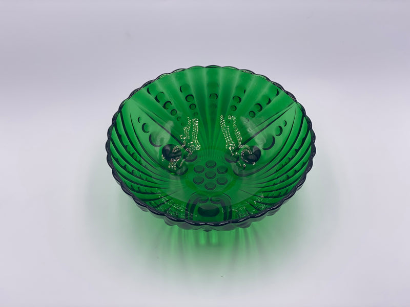 Vintage 'Anchor Hocking' Burple Bowls in 'Forest Green' (Set of 7) image 2