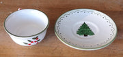 Boxed Set of (4) 'Tree' Teacups & Saucers image 1