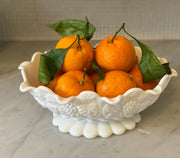 Vintage 'Paneled Grape' Bowl in 'Milk Glass' image 2