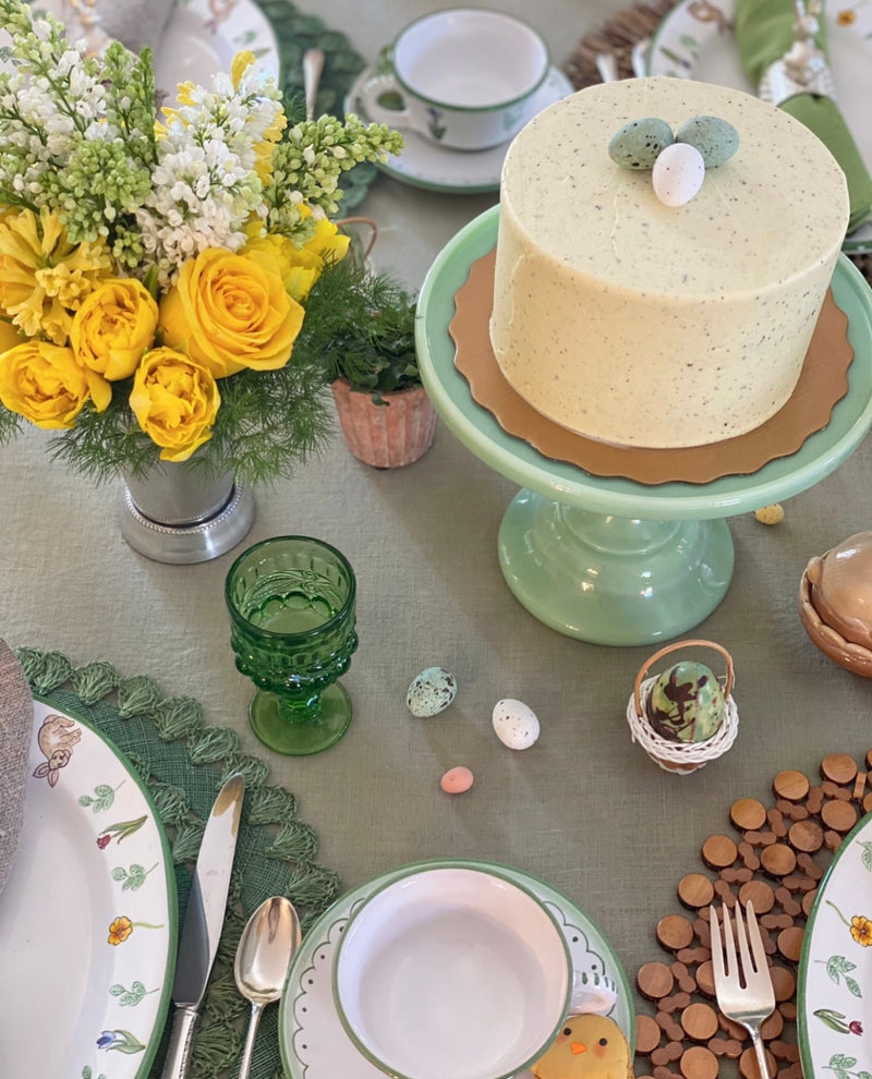 Mosser Glass 10" Cake Stand in 'Jadeite' image 2