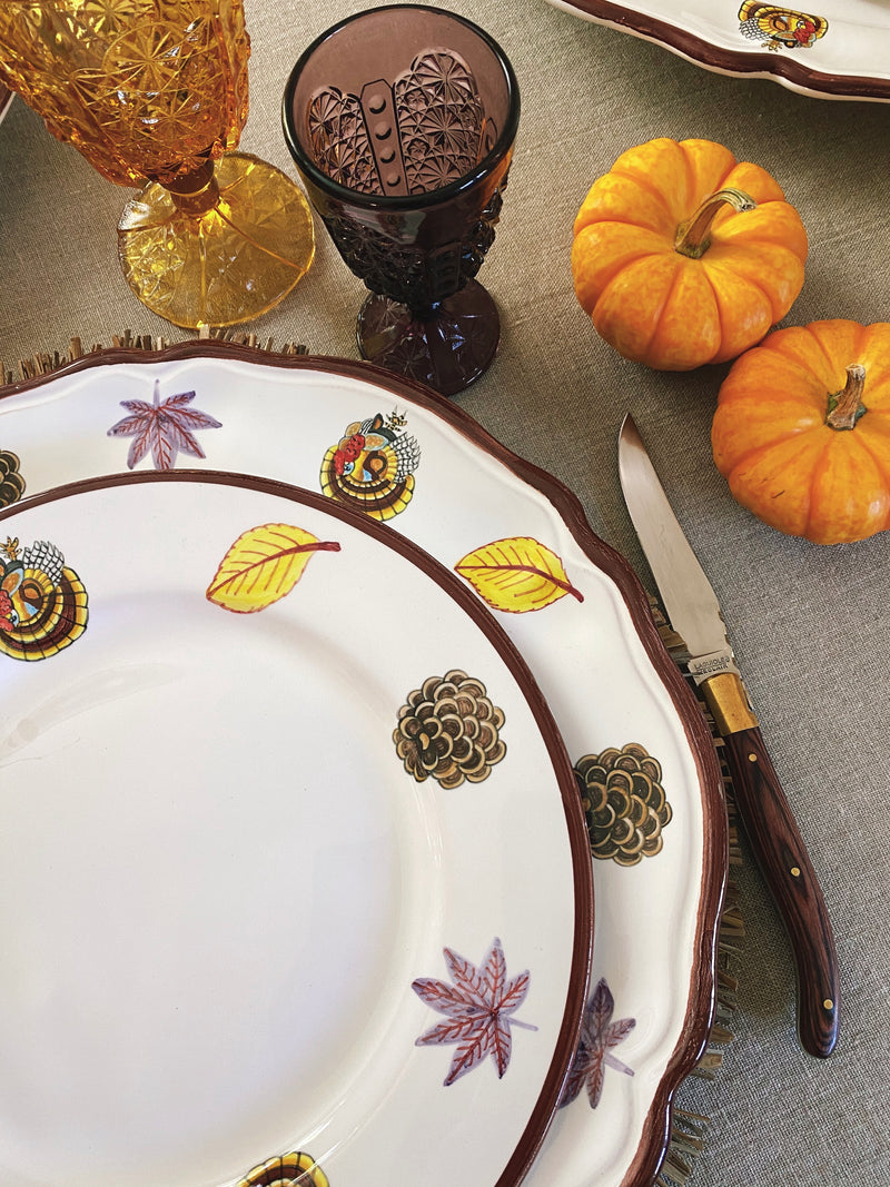 'Turkey' Charger/Round Scalloped Platter image 2