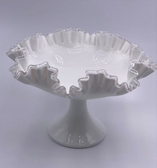 Vintage 'Silver Crest' Ruffled Pedestal (Large) image 1