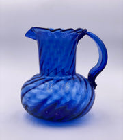 Antique 'Victorian' Glass Pitcher in 'Cobalt' image 2
