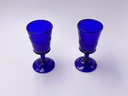 Vintage 'Strawberry & Currant' Wine Glass in 'Cobalt' image 2