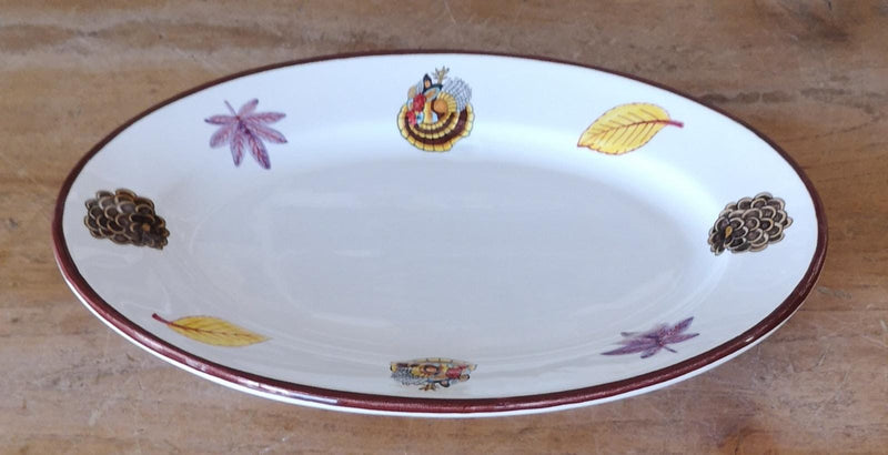 'Turkey' Oval Plate (Individual) image 0