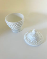 Vintage 'Hobnail' Lidded Jar image 2