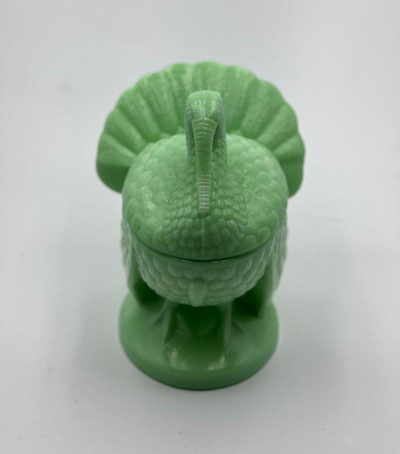 Vintage L.E. Smith 'Covered' Turkey in 'Jadeite image 4