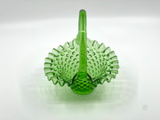 Vintage ‘Hobnail’ Basket in ‘Spring Green’ image 2