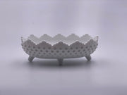 Vintage 'Hobnail' Footed Candy Dish in 'Milk White' image 0