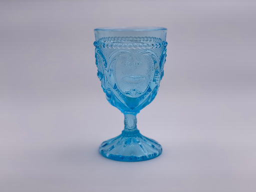 Vintage 'Sweetheart ' Light Blue Goblet image 0