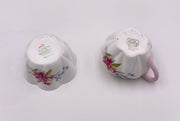 Vintage Shelley 'Stocks' Sugar & Creamer image 2