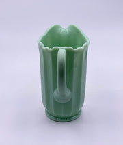 ‘Panel' Glass Pitcher in 'Jadeite' image 2