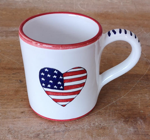 'Patriotic Red Heart' Mug (10 oz) image 0