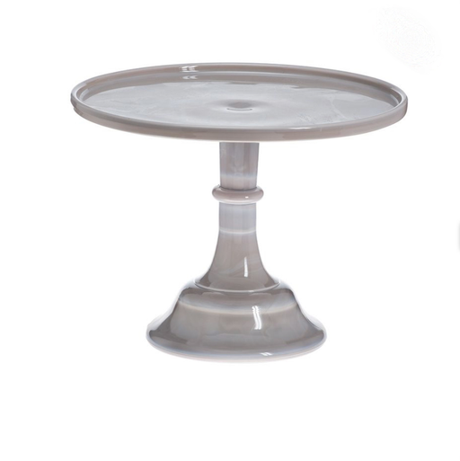 Mosser Glass 10" Cake Stand in 'Marble' image 0