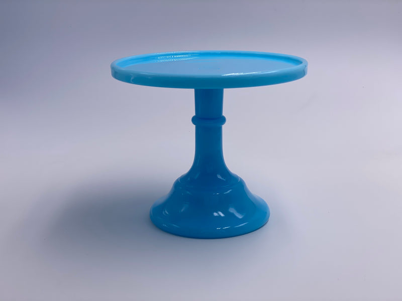 Mosser Glass 6" Cake Stand in 'Robins Egg Blue' image 0