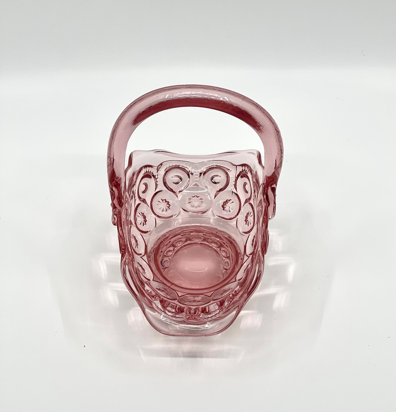 Vintage ‘Moon & Stars’ Basket in ‘Pink’  image 3