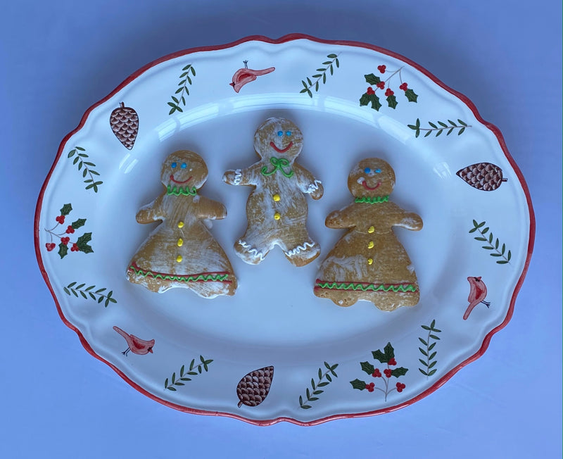 'Cardinal' Oval Scalloped Platter image 1