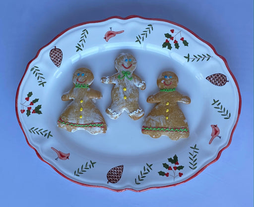 'Cardinal' Oval Scalloped Platter image 1