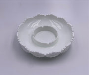 Vintage Fenton 'Hobnail' Chip & Dip Plate image 0