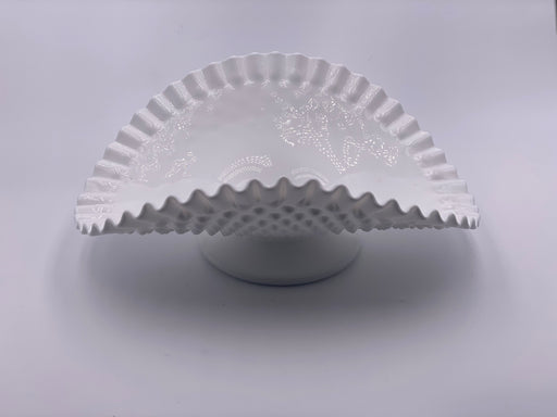 Vintage 'Hobnail' Banana Bowl in 'Milk White' image 1