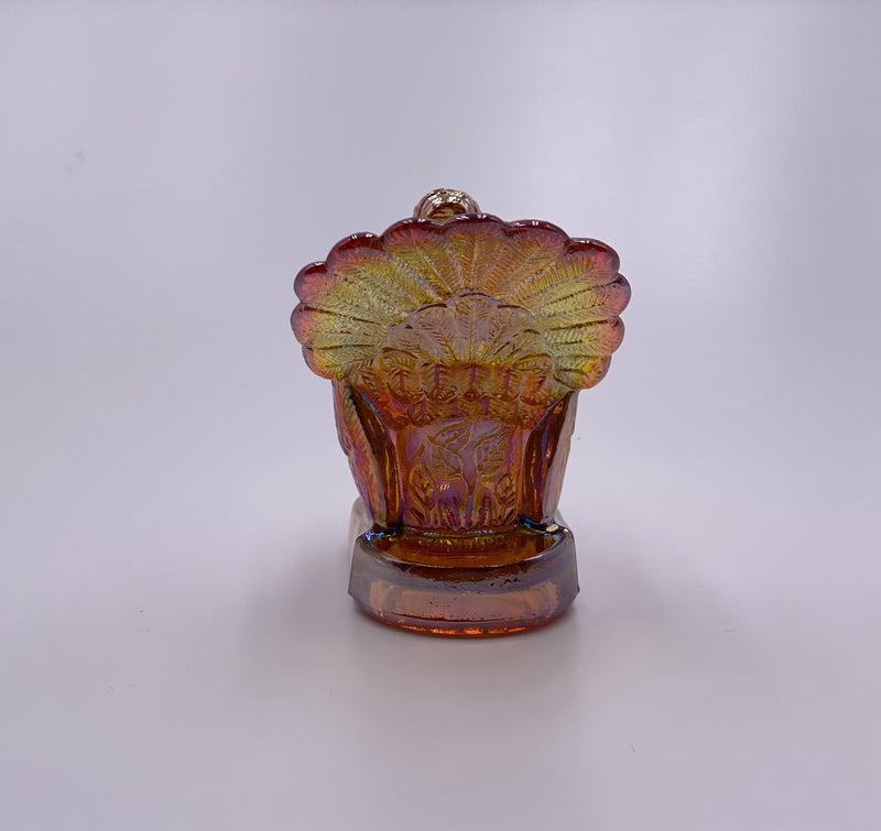 Mosser Glass 'Turkey Toothpick Holder' in 'Marigold' image 3