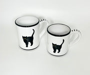 Large 'Black Cat' Mug (16 oz) image 1