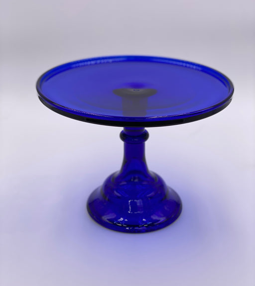 Mosser Glass 10" Cake Stand in 'Cobalt' image 0