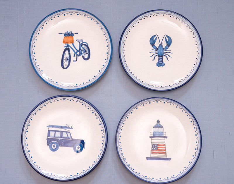 Boxed Set of (4) 'Nantucket' Plates image 1